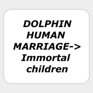 Dolphin Starship Genomics Sticker